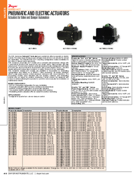 Thumbnail of document Data Sheet - Act Pneumatic & Electric Actuators
